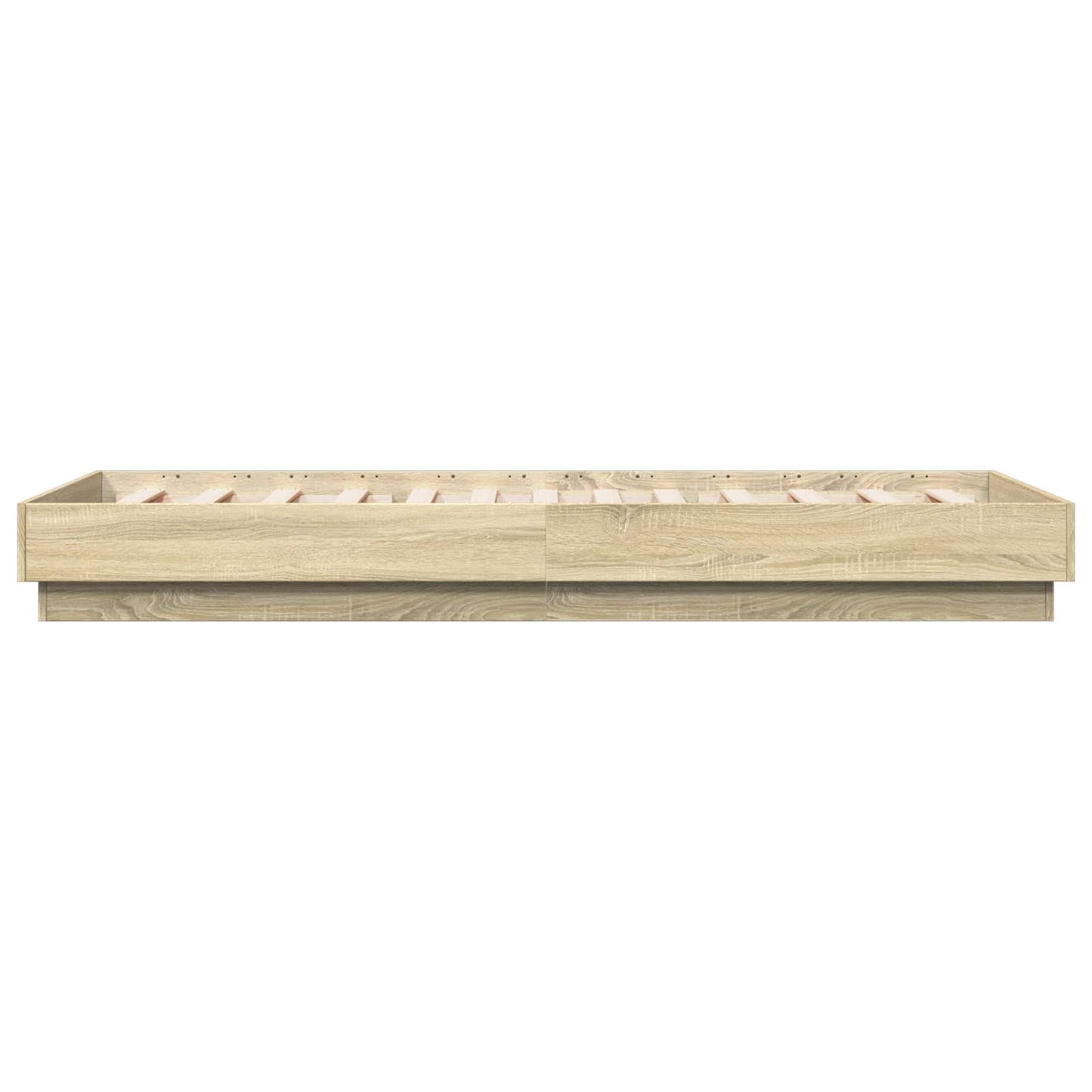 Struttura letto a pavimento Rovere Sonoma 80 x 200 cm | homemem39