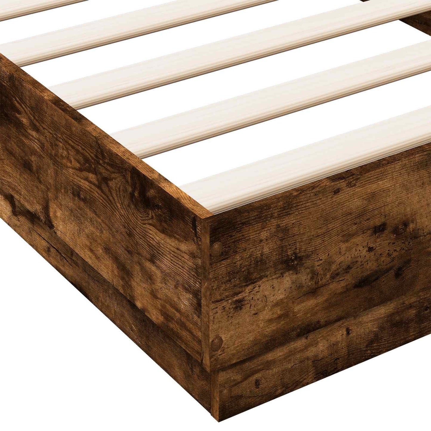 Struttura letto a pavimento Rovere Fumo 80 x 200 cm | homemem39