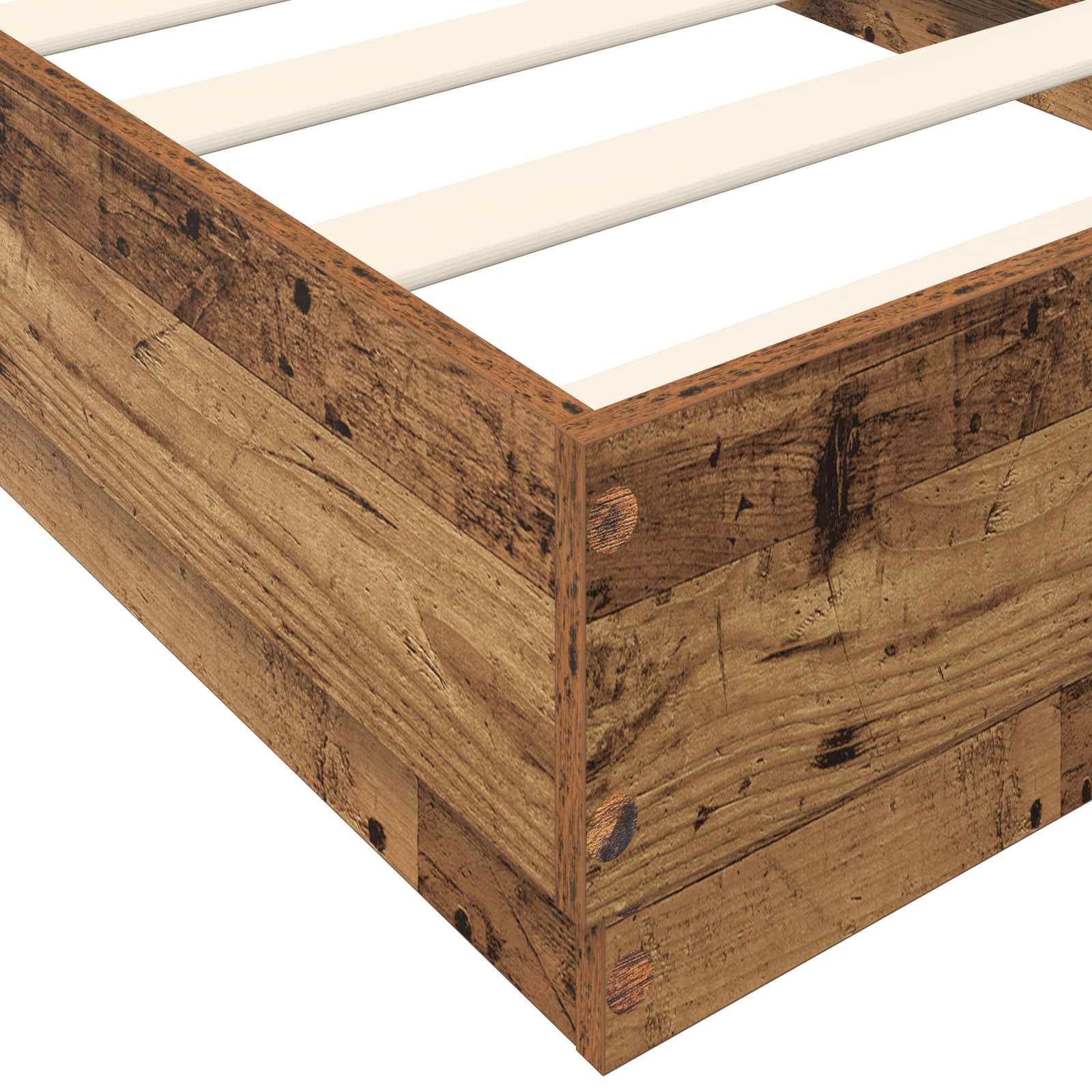 Struttura letto a pavimento Legno antico 80 x 200 cm | homemem39