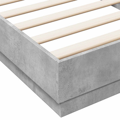 Struttura letto a pavimento Grigio Cemento 80 x 200 cm | homemem39
