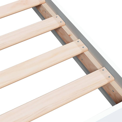 Struttura letto a pavimento Bianco 80 x 200 cm | homemem39