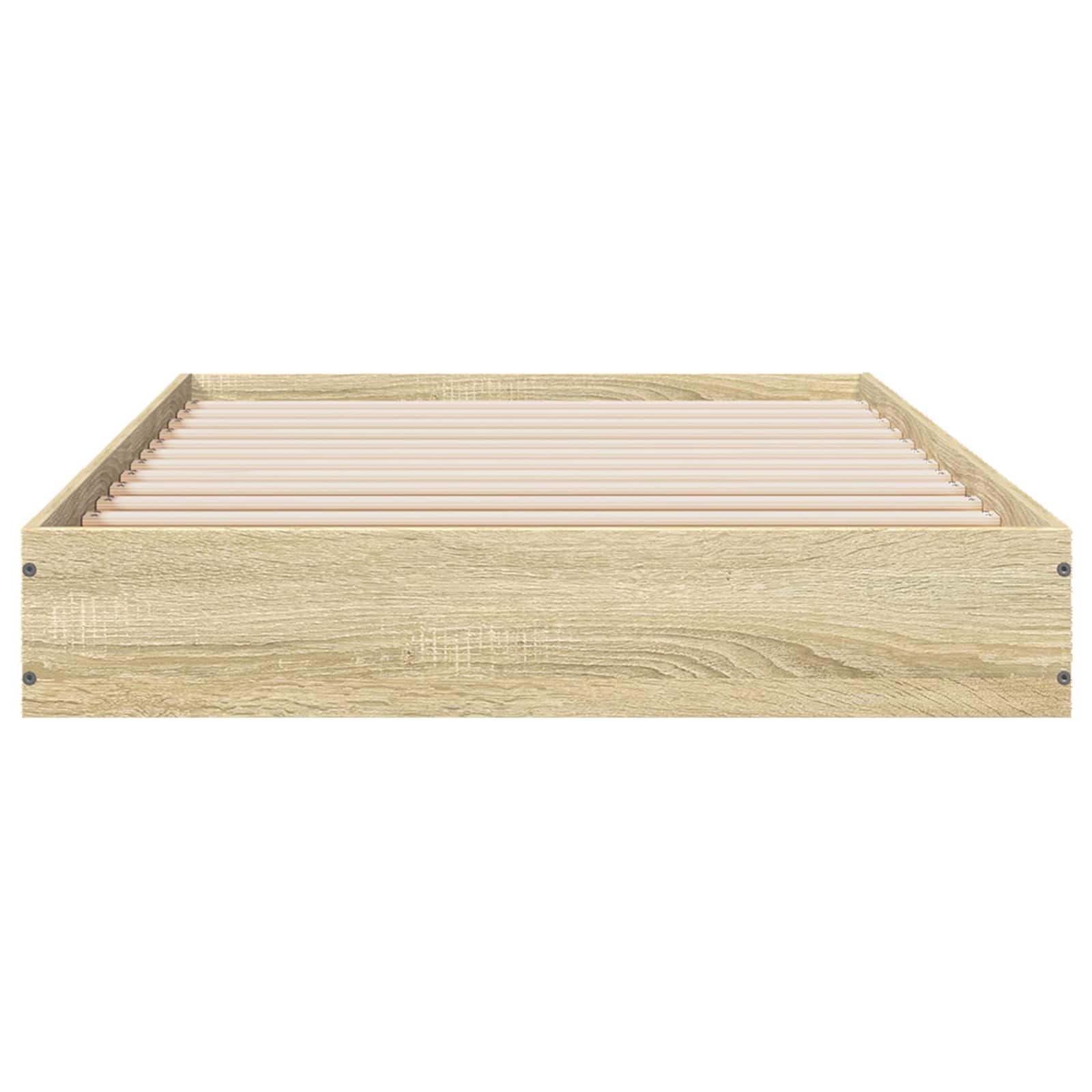 Struttura letto a pavimento Rovere Sonoma 80 x 200 cm | homemem39