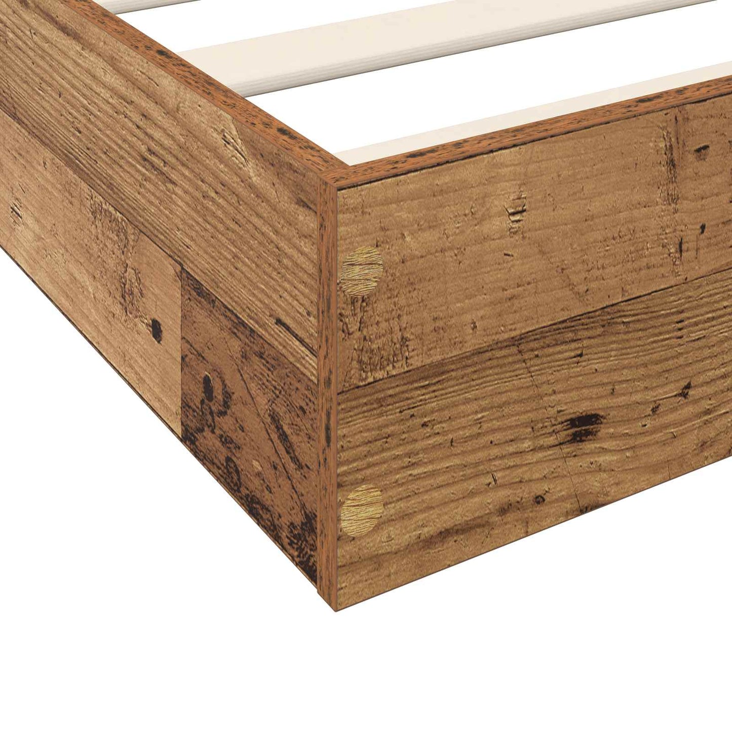Struttura letto a pavimento Legno antico 80 x 200 cm | homemem39
