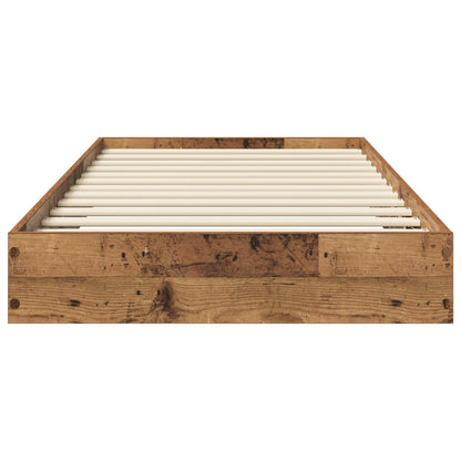 Struttura letto a pavimento Legno antico 80 x 200 cm | homemem39