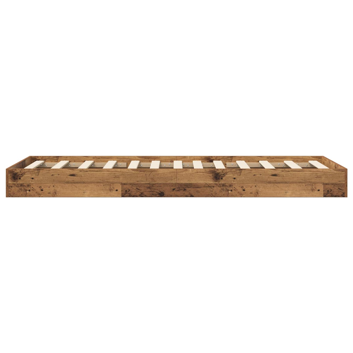 Struttura letto a pavimento Legno antico 80 x 200 cm | homemem39