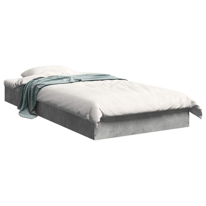Struttura letto a pavimento Grigio Cemento 80 x 200 cm | homemem39
