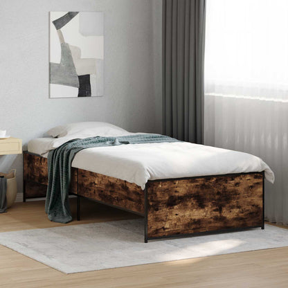 Struttura del letto Rovere Fumo 80 x 200 cm | homemem39