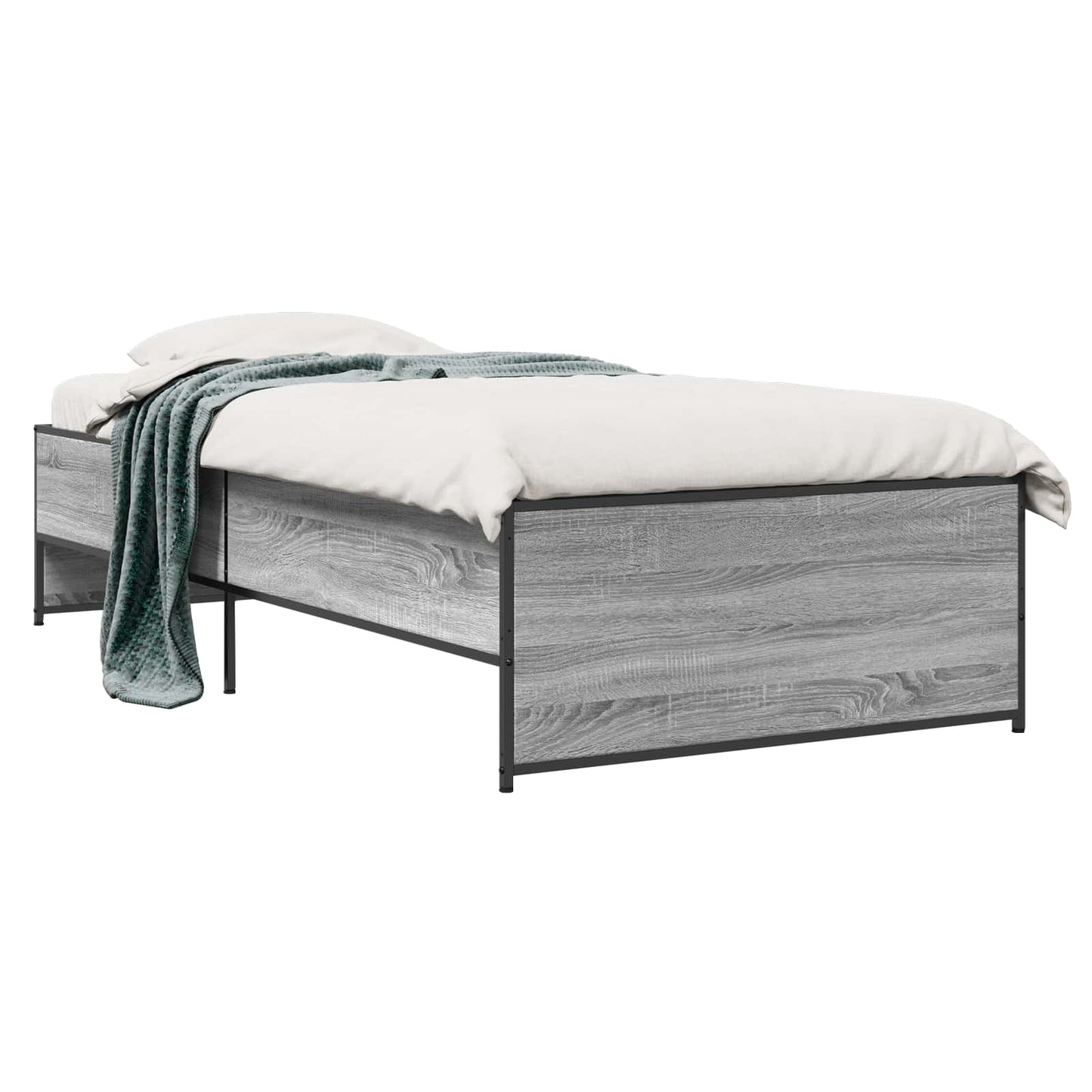Struttura del letto Sonoma grigio 80 x 200 cm | homemem39