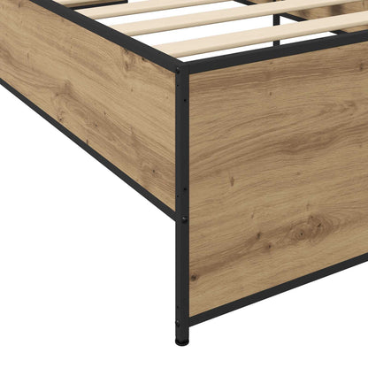Struttura del letto Rovere Artigianale 80 x 200 cm | homemem39