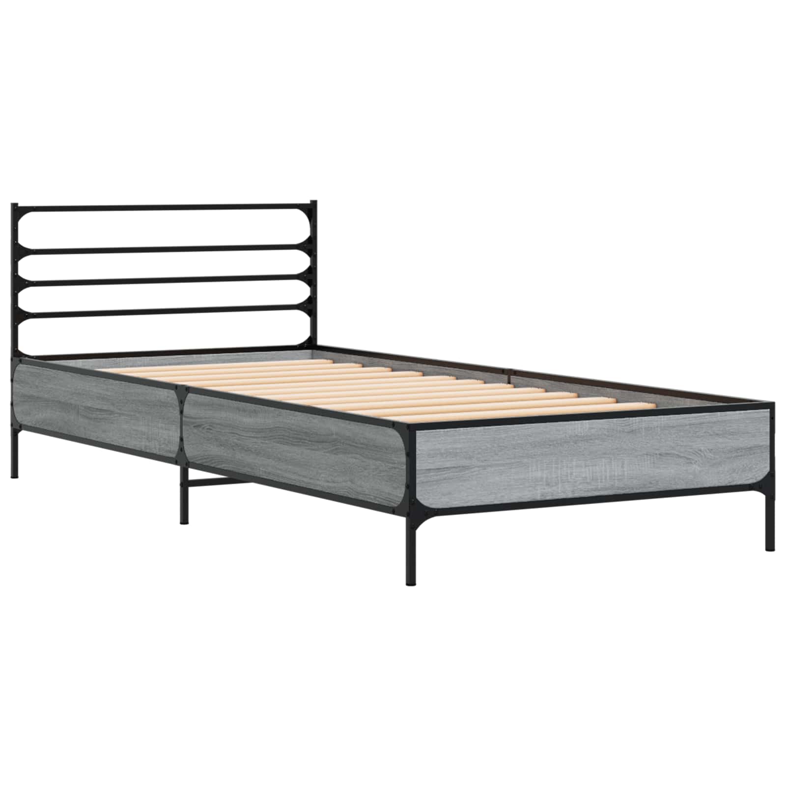 Struttura del letto Sonoma grigio 80 x 200 cm | homemem39