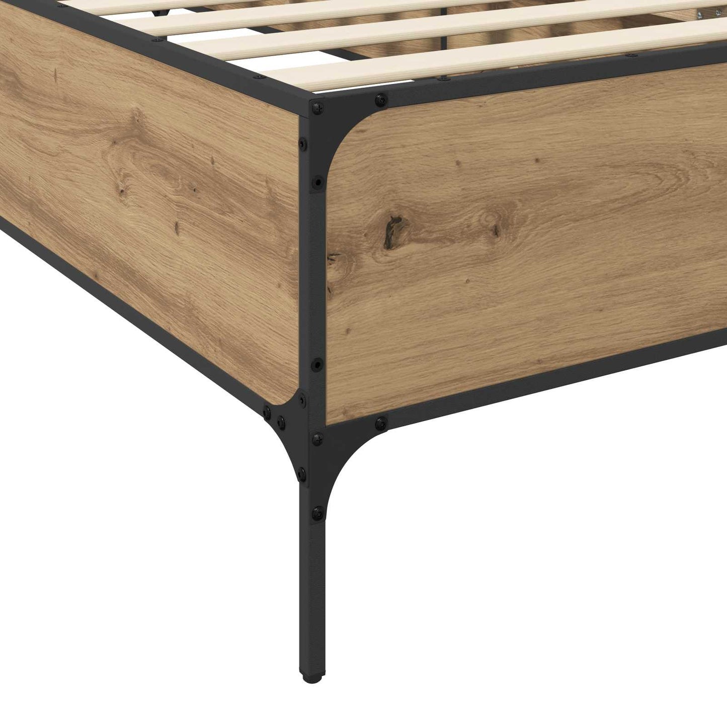 Struttura del letto Rovere Artigianale 80 x 200 cm | homemem39