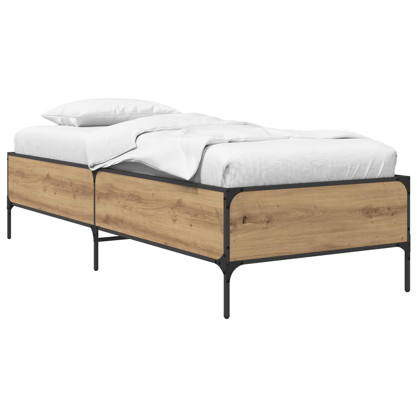 Struttura del letto Rovere Artigianale 80 x 200 cm | homemem39