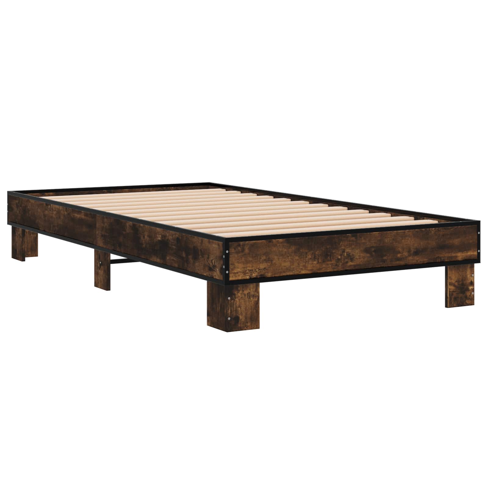 Struttura del letto Rovere Fumo 80 x 200 cm | homemem39