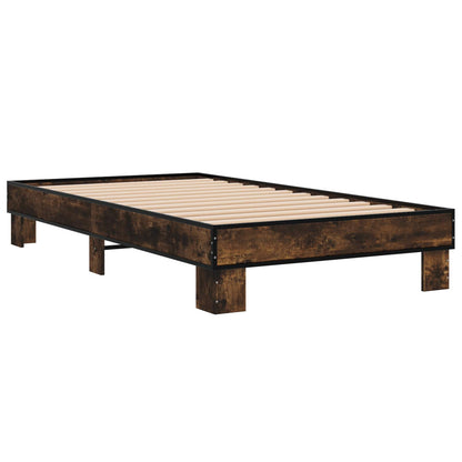 Struttura del letto Rovere Fumo 80 x 200 cm | homemem39