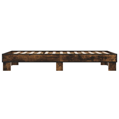 Struttura del letto Rovere Fumo 80 x 200 cm | homemem39