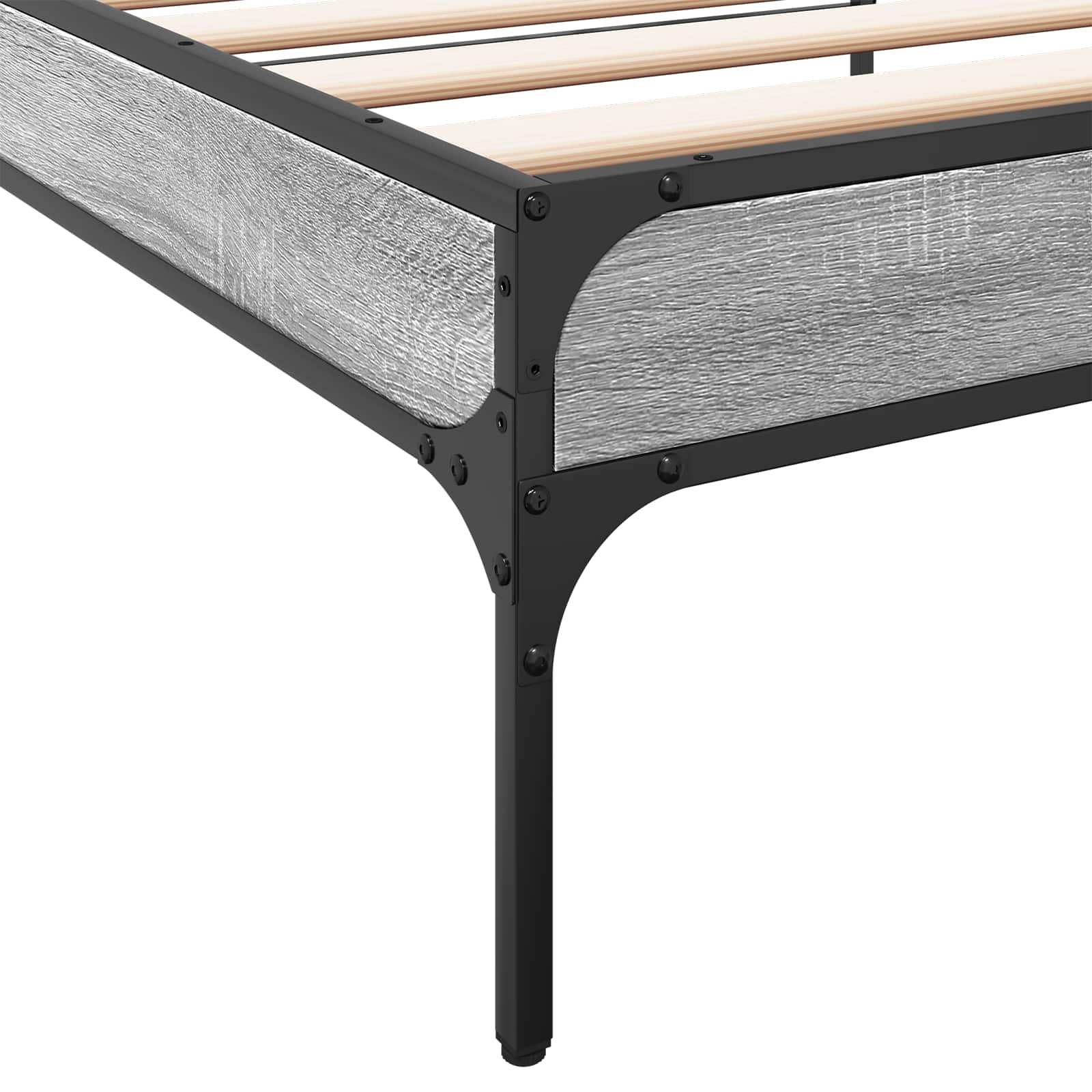 Struttura del letto Sonoma grigio 80 x 200 cm | homemem39