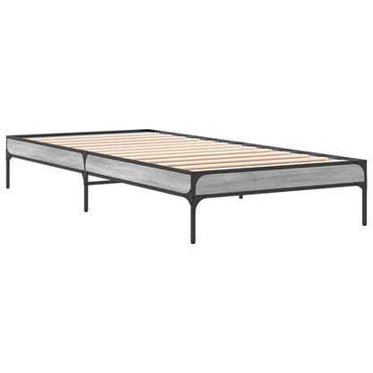 Struttura del letto Sonoma grigio 80 x 200 cm | homemem39