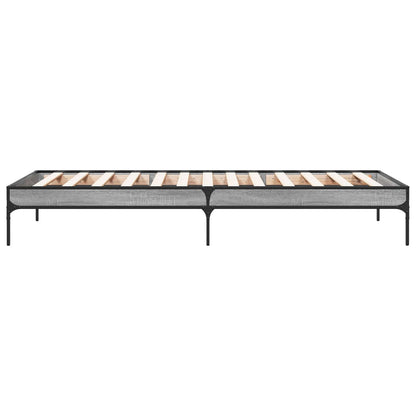 Struttura del letto Sonoma grigio 80 x 200 cm | homemem39
