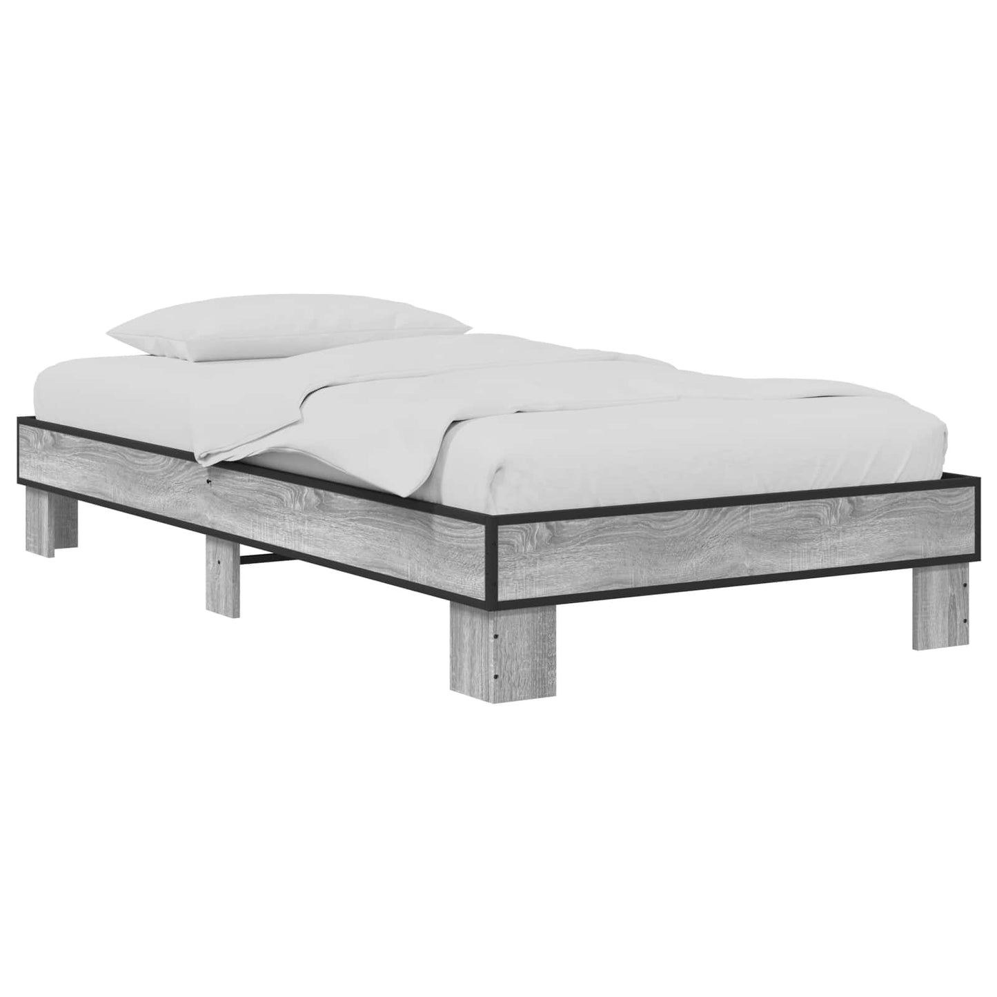 Struttura del letto Sonoma grigio 80 x 200 cm | homemem39