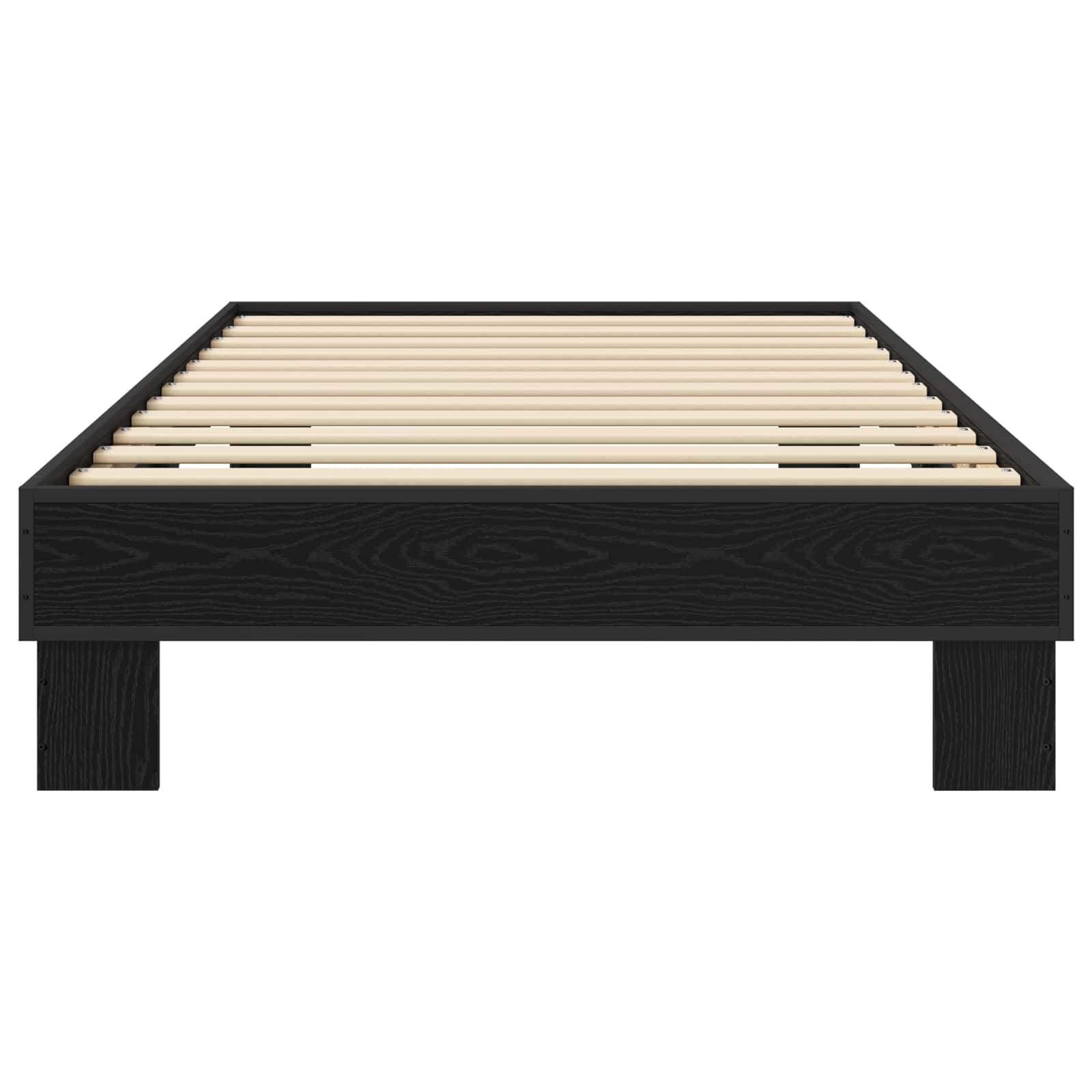 Struttura del letto Rovere Nero 80 x 200 cm | homemem39