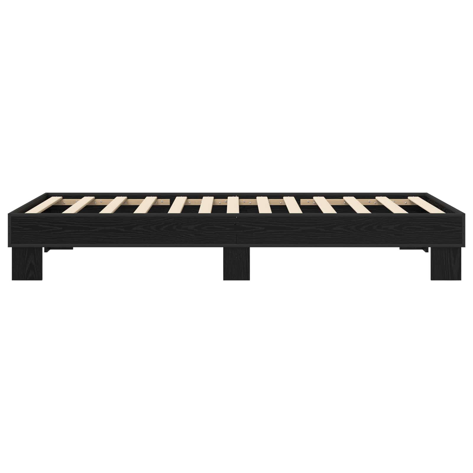 Struttura del letto Rovere Nero 80 x 200 cm | homemem39