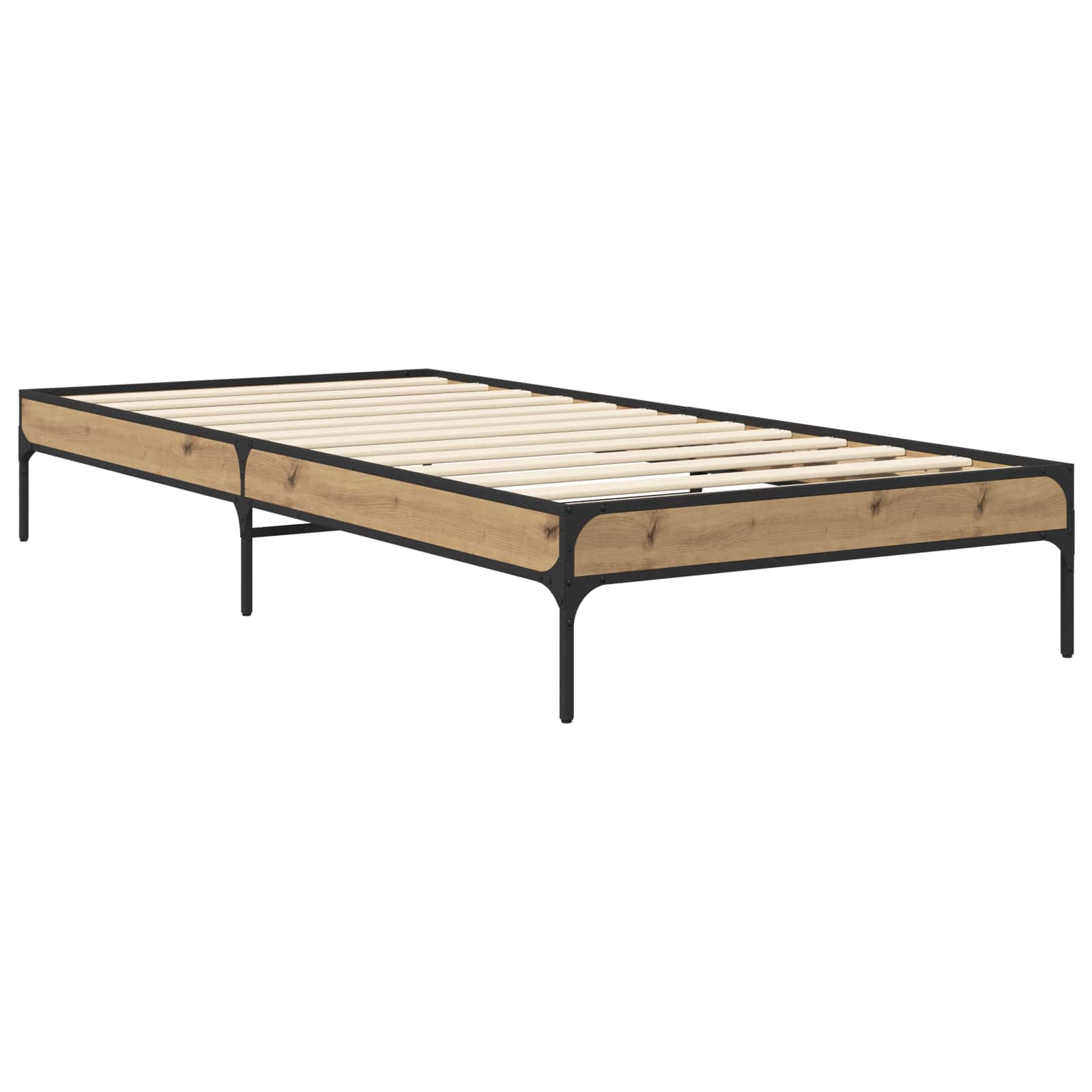 Struttura del letto Rovere Artigianale 80 x 200 cm | homemem39