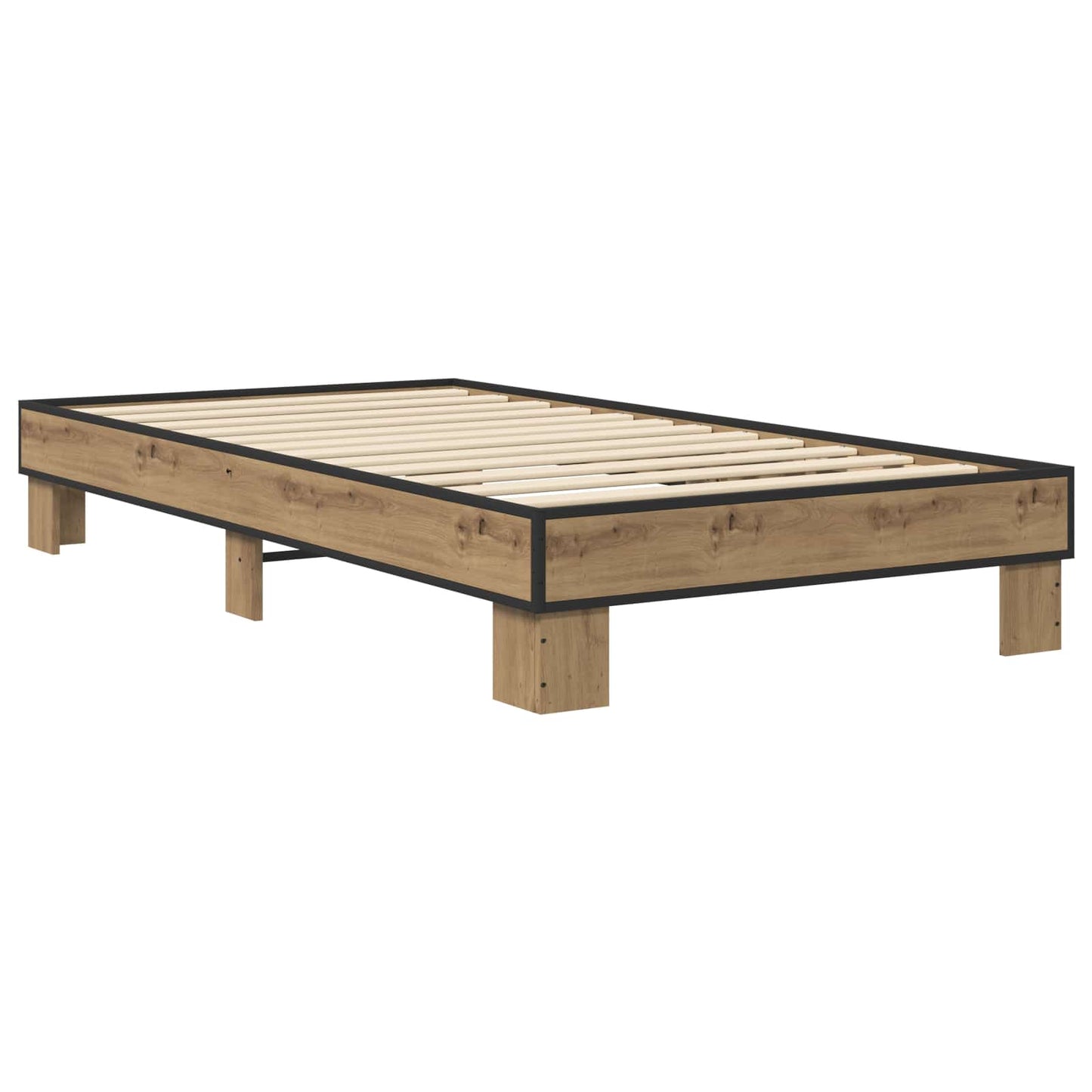 Struttura del letto Rovere Artigianale 80 x 200 cm | homemem39