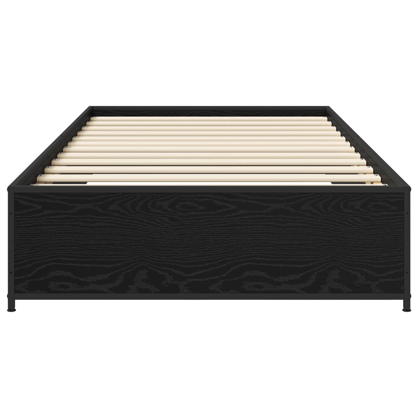 Struttura del letto Rovere Nero 80 x 200 cm | homemem39