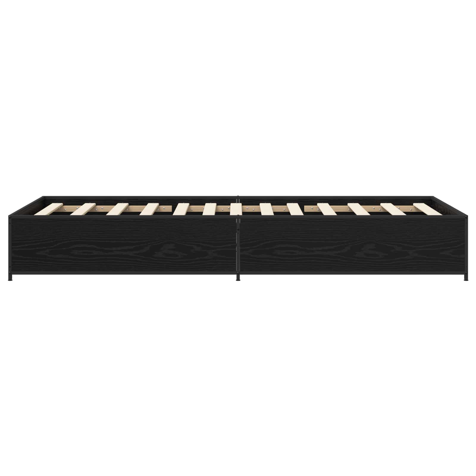 Struttura del letto Rovere Nero 80 x 200 cm | homemem39