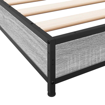 Struttura del letto Sonoma grigio 80 x 200 cm | homemem39