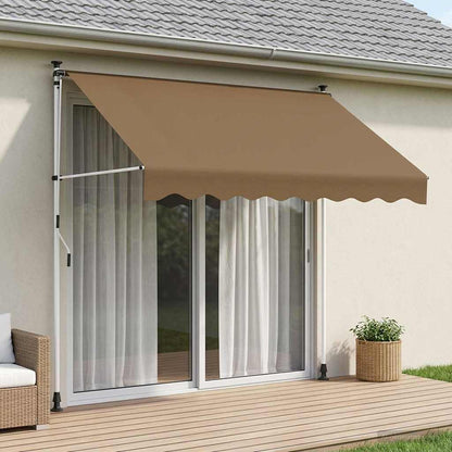 Tenda retrattile manuale Beige 350 cm