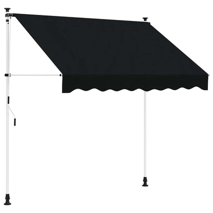 Tenda retrattile manuale Nero 350 cm | homemem39