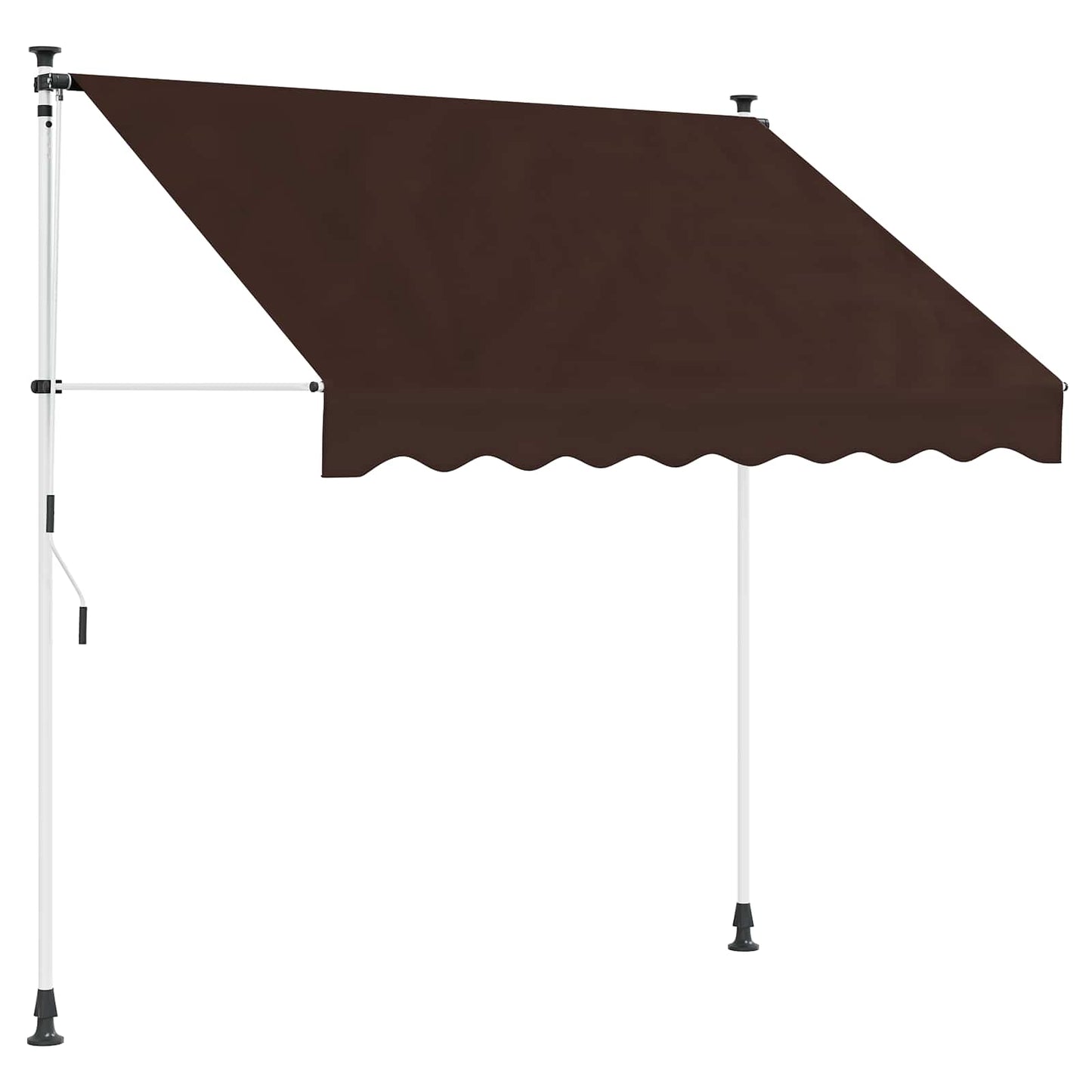 Tenda retrattile manuale Marrone 100 cm | homemem39