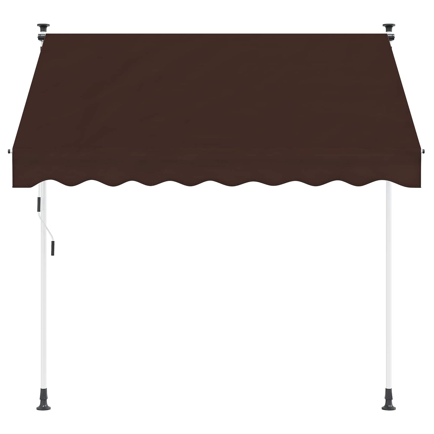 Tenda retrattile manuale Marrone 150 cm | homemem39