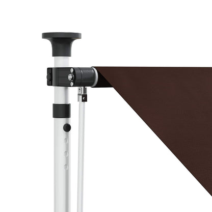 Tenda retrattile manuale Marrone 400 cm | homemem39