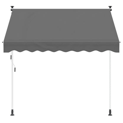 Tenda retrattile manuale Grigio Chiaro 150 cm | homemem39