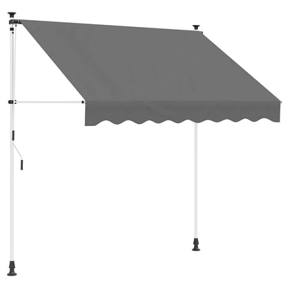 Tenda retrattile manuale Grigio Chiaro 300 cm | homemem39