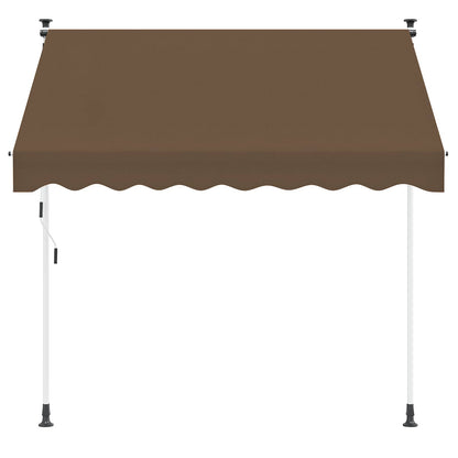 Tenda retrattile manuale Tortora 100 cm