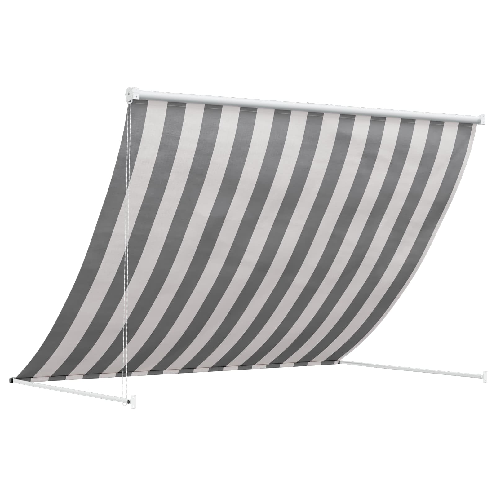 Tenda da Sole Antracite e Bianco 100 x 150 cm | homemem39