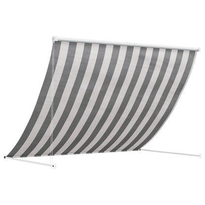 Tenda da Sole Antracite e Bianco 150 x 150 cm | homemem39