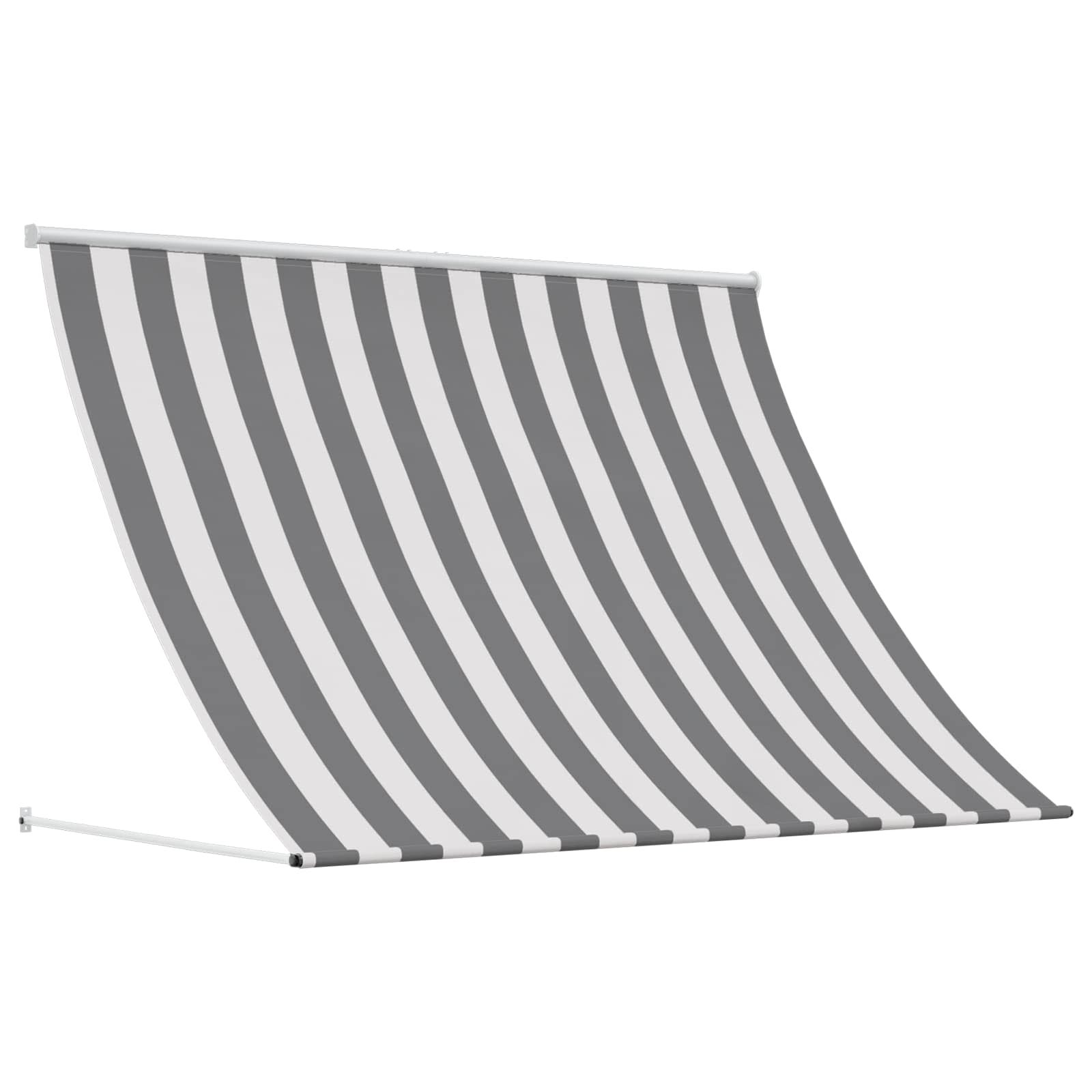Tenda da Sole Antracite e Bianco 250 x 150 cm | homemem39