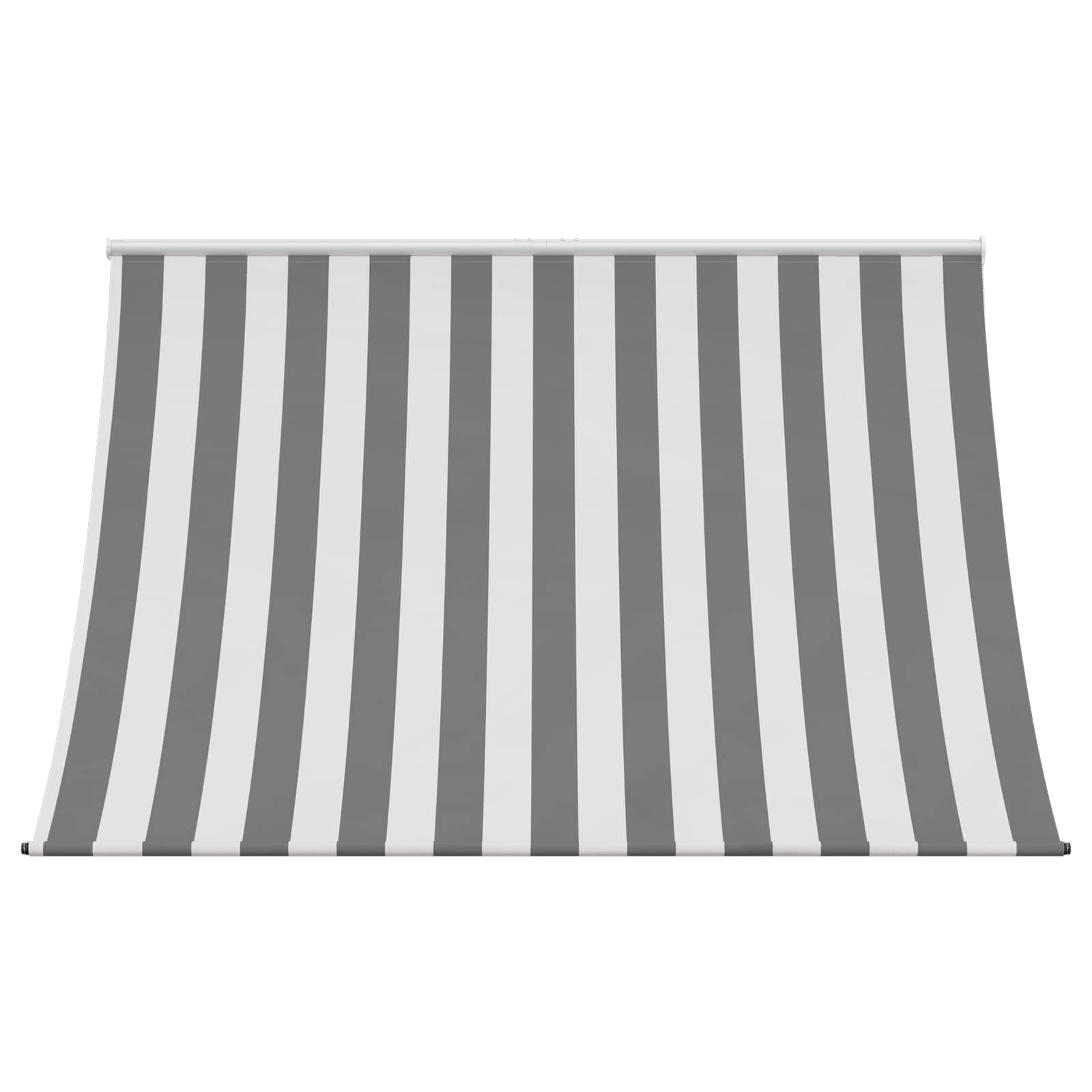 Tenda da Sole Antracite e Bianco 350 x 150 cm | homemem39