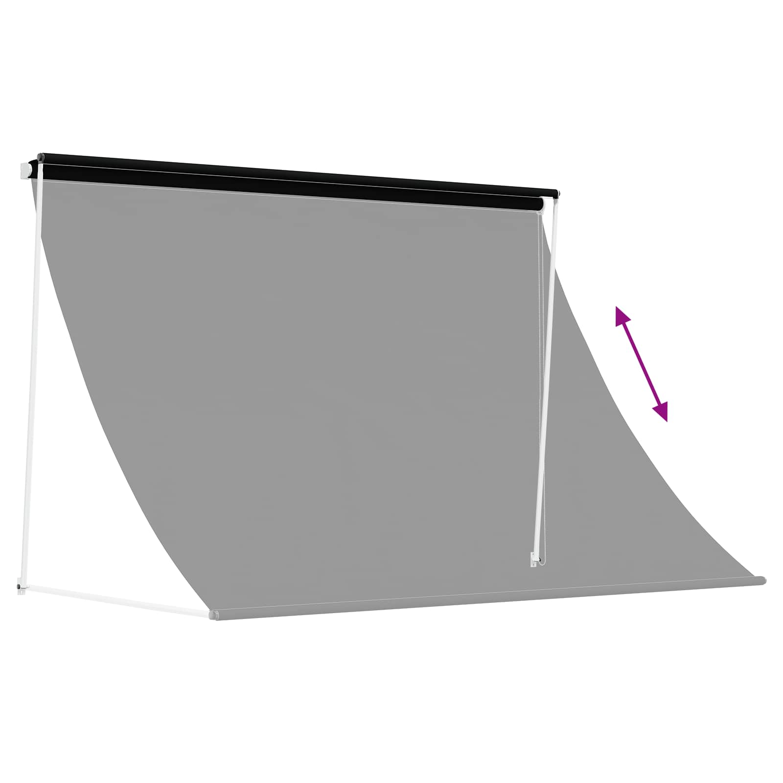 Tenda da Sole Nero 100 x 150 cm | homemem39