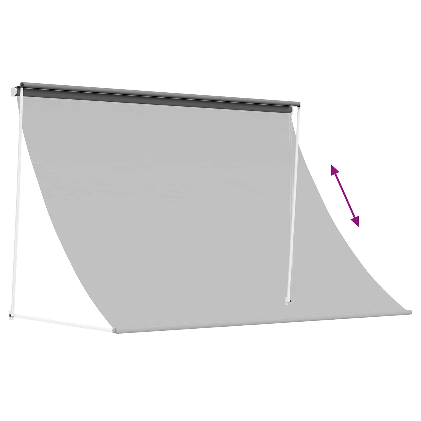 Tenda da Sole Grigio Chiaro 350 x 150 cm | homemem39