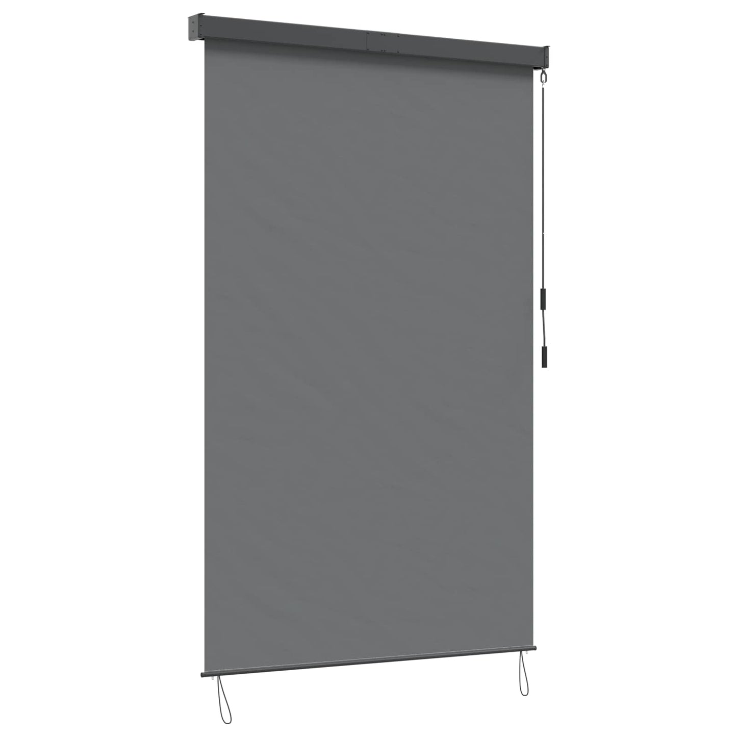 Tenda a rullo Grigio Chiaro 100 x 250 cm Tessuto e Alluminio | homemem39