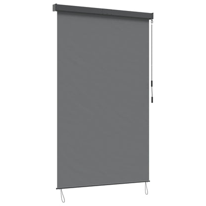 Tenda a rullo Grigio Chiaro 100 x 250 cm Tessuto e Alluminio | homemem39