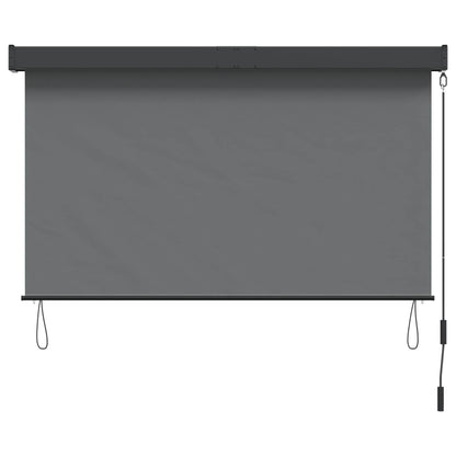 Tenda a rullo Grigio Chiaro 100 x 250 cm Tessuto e Alluminio