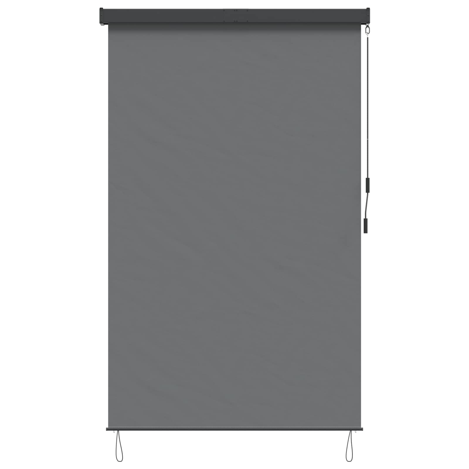 Tenda a rullo Grigio Chiaro 100 x 250 cm Tessuto e Alluminio | homemem39