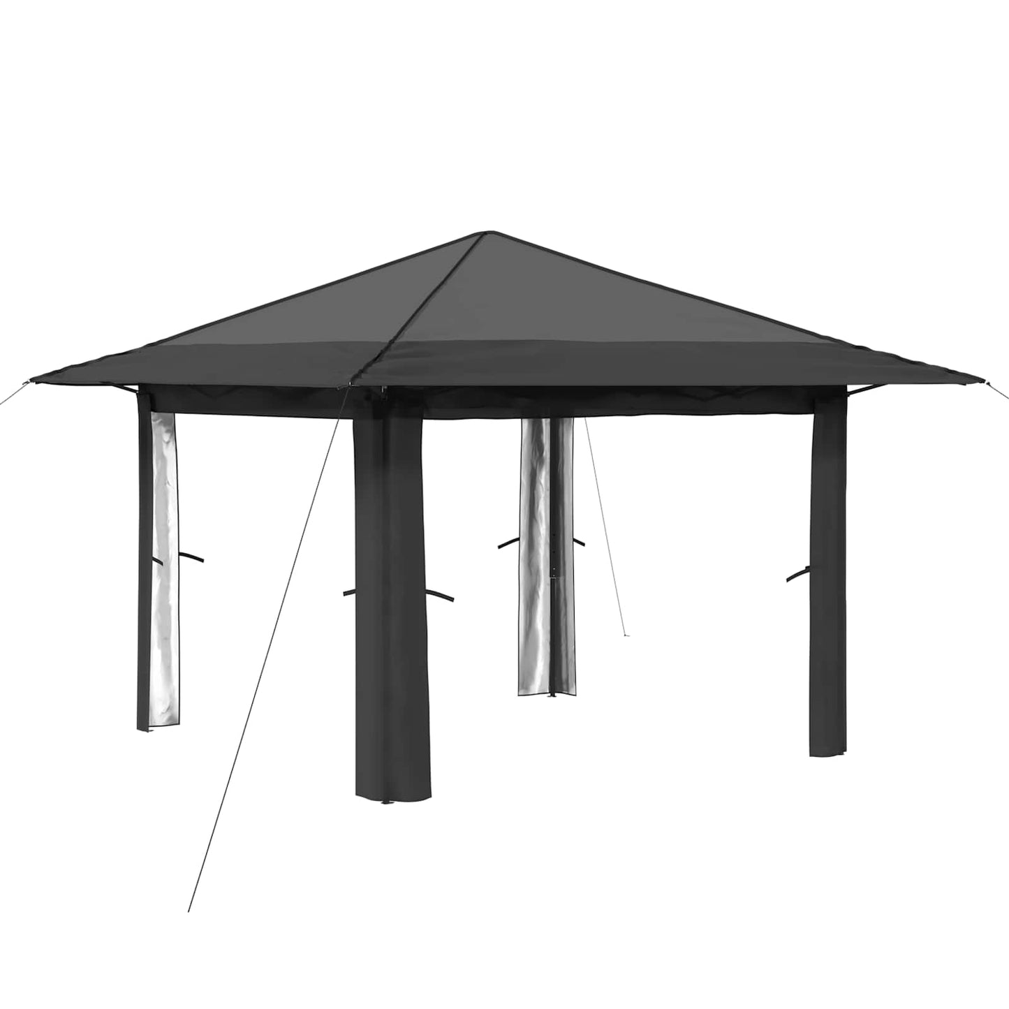 Gazebo senza Parete 3,3 x 3,3 m Grigio chiaro e Antracite | homemem39