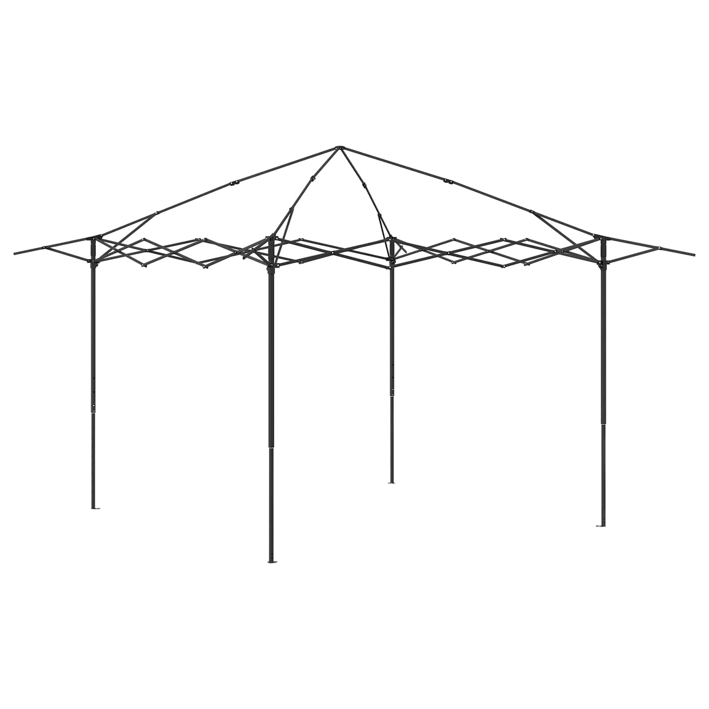 Gazebo senza Parete 3,3 x 3,3 m Grigio chiaro e Antracite | homemem39